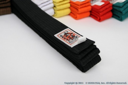 Martial Arts Obi Belt Black