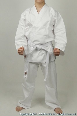 Top Quality BUTOKU LIGHT Weight Karate Uniform Set (WHITE)