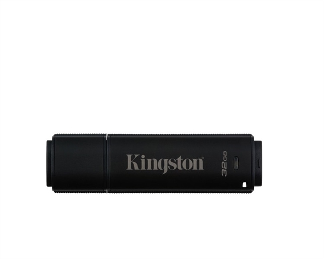 <!350>Encrypted USB Key DataTraveler 4000G2 with Management - 32GB, Kingston, DT4000G2DM-32GB