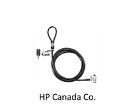 <!250>Câble avec verrou à clé HP (Standard, Nano, Rainures pour maintenir), HP, 6UW42UT