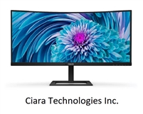 <!160>34 inch Wide Curved Monitor with 3440x1440 resolution, Philips , 346E2CUAE-221689