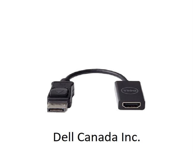 <!200>Display Port to HDMI 2.0 (4K) Adapter, Dell, 490-BBXW