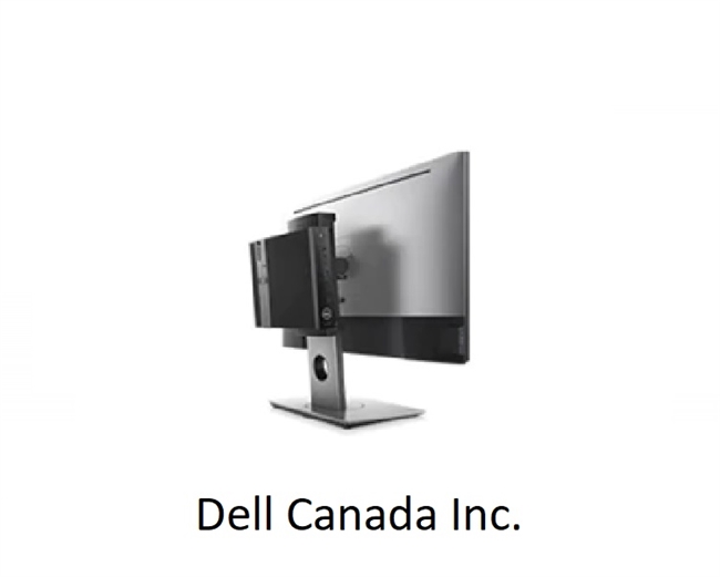 <!200>Behind the Monitor Mount for select monitors:  MR2416, U2518D, U2718Q monitors , Dell, 482-BBCO