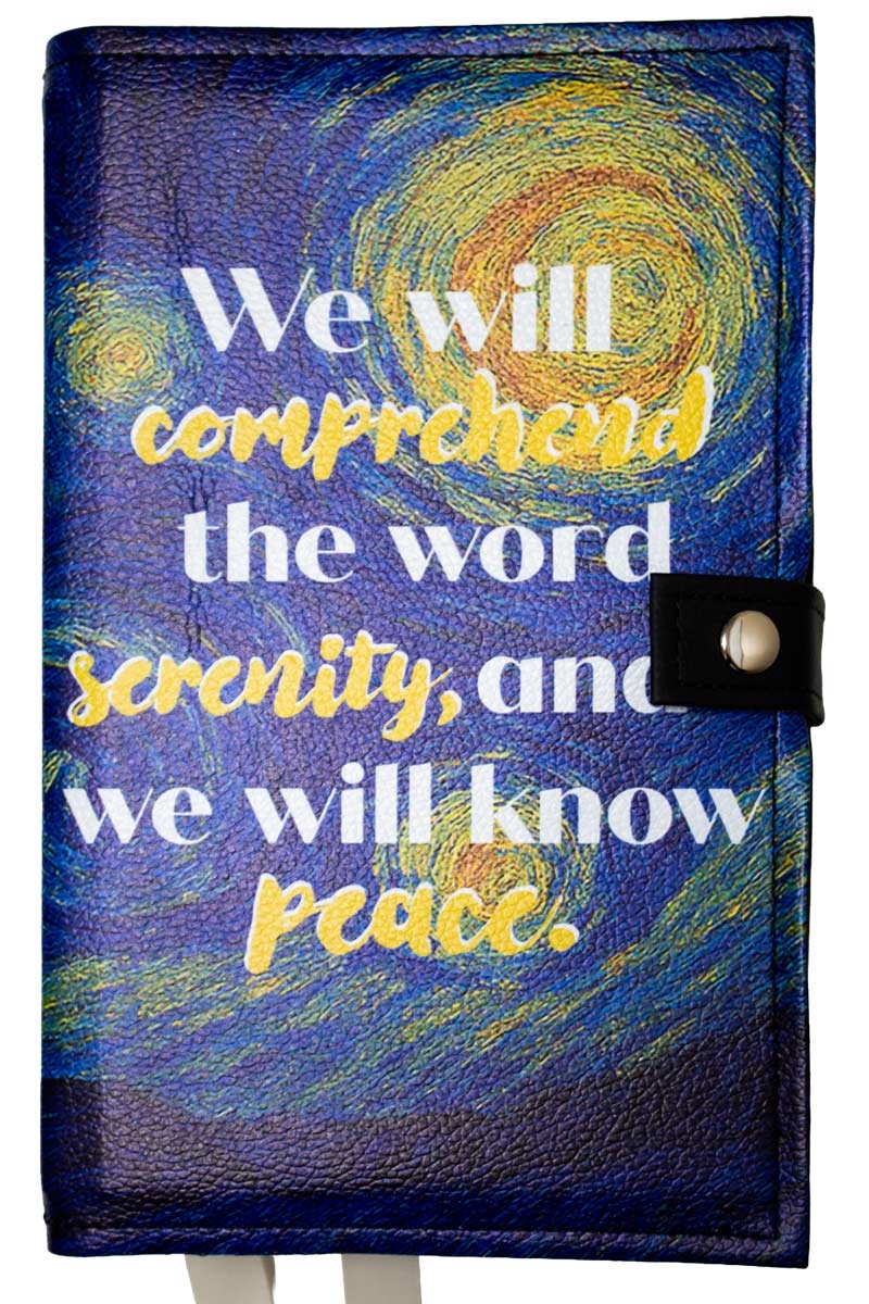 AA Double Big Book & 12 & 12 Cover STANDARD Hardcover Peace Dove