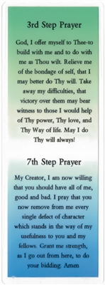 AA 3rd/7th Step Prayers Laminated Bookmark