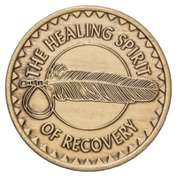 Healing Spirit of Recovery Bronze Inspiration Medallion - BRM 54