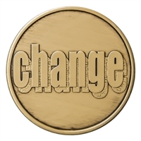 <!350>Change Your World Medallion - Bronze