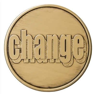 Change your Attitude-Change your world Bronze Inspirational Medallion - BRM 117