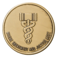 <!360>Treatment and Justice Medallion - Bronze