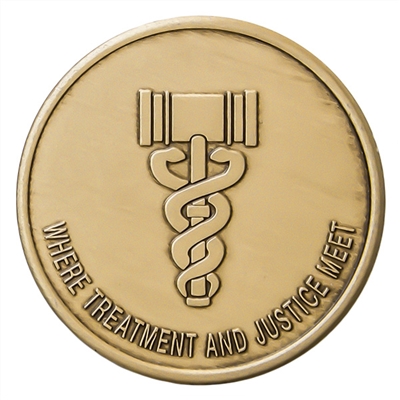 Bronze Recovery Court Coin - Where Treatment and Justice Meet - BRM 119