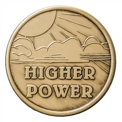 Higher Power bronze inspiration medallion