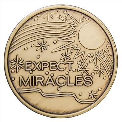 Expect Miracles Bronze Inspiration Medallion - BRM 136