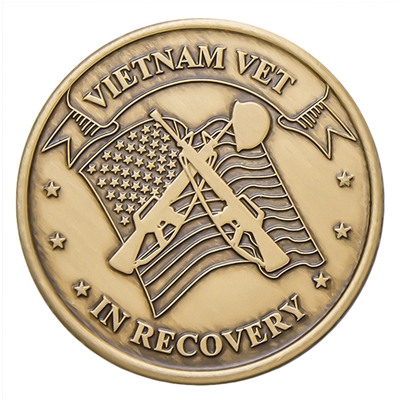 Vietnam Vet In Recovery Bronze Inspiration Medallion - BRM 152