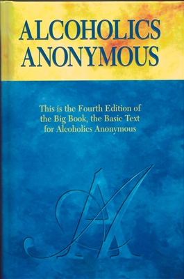 Alcoholics Anonymous Big Book - Jacketless Hardcover - standard size font