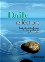 AA Daily Reflections Large Print Meditation Book