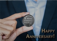 Happy Anniversary ~ Medallion Presentation Greeting Card