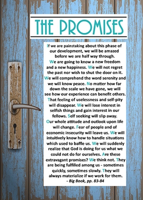 The Promises AA Greeting Card