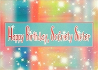 Happy Birthday, Sobriety Sister Greeting Card - Closeout