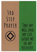 NA 3rd Step Prayer - Recovery Greeting Card