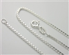 Sterling Silver Medium Box Chain 18" (9)