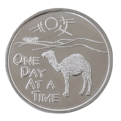 One Day at a Time Aluminum AA Camel Coin