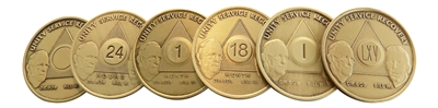 AA Founders Bronze Anniversary Medallions  | $1.50 ea