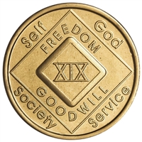 NA Bronze Anniversary Medallions - 18 Months to 50 Years