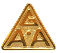 G.A.A.- Gold Plated - 90 Day AA Anniversary Lapel Pin
