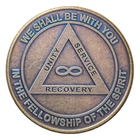 AA Eternity - Fellowship Of The Spirit Medallion - Bronze - REâ„¢Med08