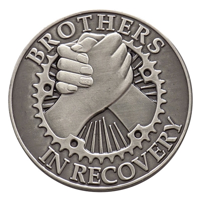 Brothers in Recovery Brushed Nickel Coin