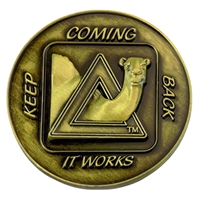 Keep Coming Back Camel Coin with Bronze Antique Finish