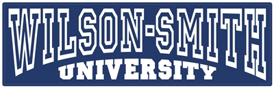 Wilson-Smith University Bumper Sticker
