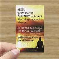 Serenity Prayer Verse Card