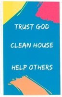 Trust God - Clean House - Help Others Laminated Verse Card