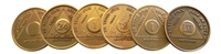Style A - Bronze AA Anniversary Medallions |