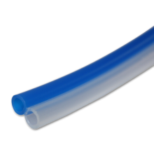 TUBING DUAL BONDED LDPE 1/4IN & 1/4IN WT/BL STRIPABLE SKIP BONDED BLUE/WHITE  500' ROLL