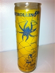 CONTROL / CONTROLLING SEVEN DAY UNSCENTED YELLOW CANDLE IN GLASS