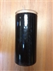 14 DAY BLACK UNSCENTED CANDLE IN GLASS
