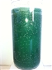 14 DAY GREEN UNSCENTED CANDLE IN GLASS