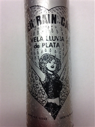 RAIN OF SILVER SEVEN DAY SCENTED 1 COLOR CANDLE IN GLASS (LLUVIA DE PLATA)