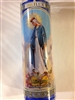 MIRACULOUS LADY BLUE PILLAR CANDLE IN GLASS (LA MILAGROSA)