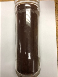 SEVEN DAY PLAIN BROWN PULL OUT CANDLE IN GLASS