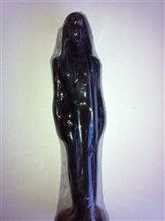 IMAGE CANDLE FOR FEMALE IN BLACK 7"