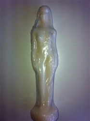 IMAGE CANDLE FOR FEMALE IN WHITE 7"