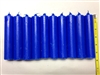 ALTAR CANDLES 1 COLOR 1 1/8"D X 5 1/2" T IN BLUE SET OF 10 W/FREE SHIP! WICCA, PAGAN, SANTERIA
