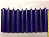 ALTAR CANDLES 1 COLOR 1 1/8"D X 5 1/2" T IN PURPLE SET OF 10 W/FREE SHIP! WICCA, PAGAN, SANTERIA