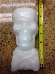 IMAGE CANDLE WHITE SKULL 5 1/2" TALL