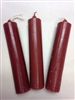 ALTAR CANDLES 1 COLOR 1 1/8"D X 5 1/2" T IN BROWN SET OF 3 W/FREE SHIP! WICCA, PAGAN, SANTERIA