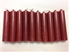 ALTAR CANDLES 1 COLOR 1 1/8"D X 5 1/2" T IN BROWN SET OF 10 W/FREE SHIP! WICCA, PAGAN, SANTERIA