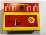 MAGIC LIGHT VOTIVE CANDLES 10 HOUR NON-DRIPPING UNSCENTED CANDLES SET OF 12